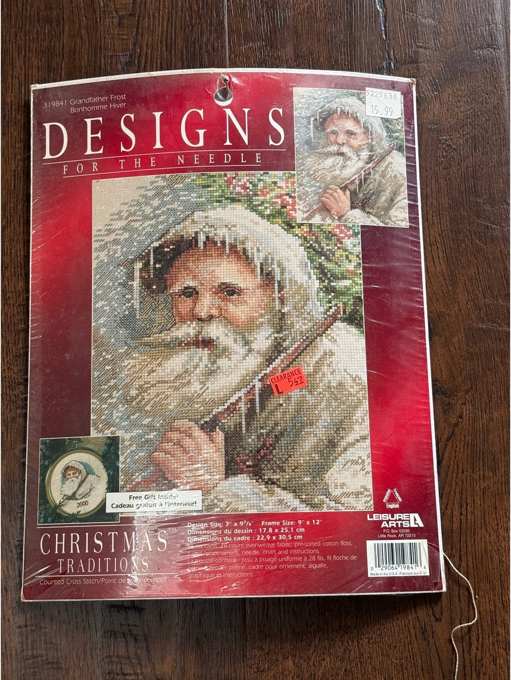 Grandfather Frost Counted Cross Stitch Kit #319841 Designs for the Needle Santa